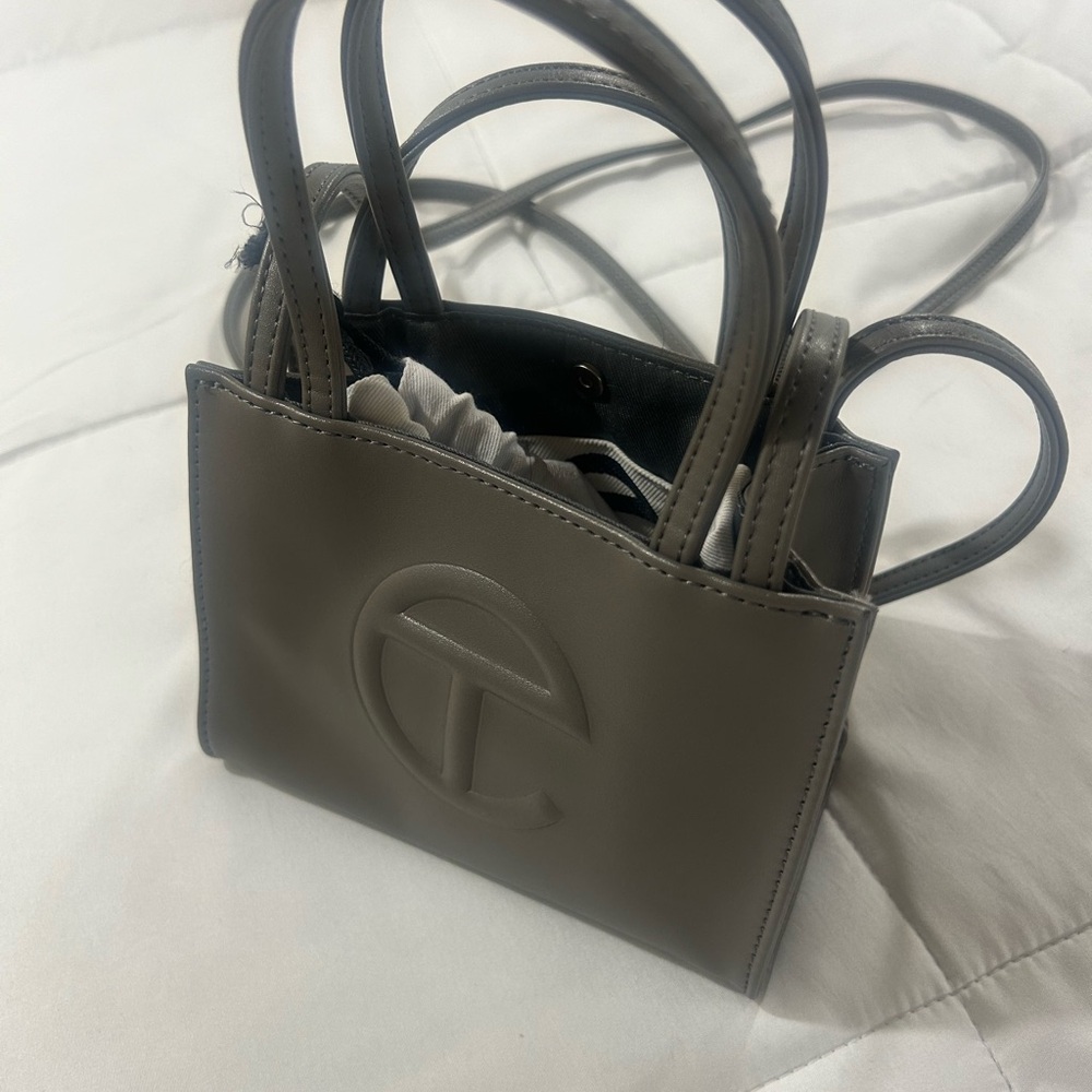 Grey Telfar bag Mini